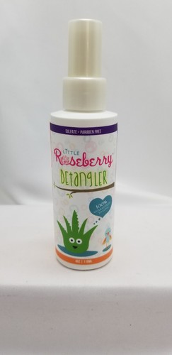 Little Roseberry Hair Detangler Spray for Kids, made with Organic Aloe, 4 fl oz. - Picture 2 of 8