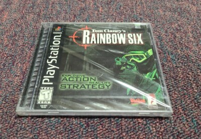Tom Clancy's Rainbow Six (PlayStation 1) PS1 (1st Print Black Label) Brand New!