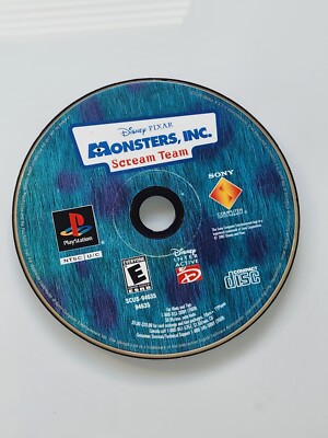 Monsters Inc Scream Team (PlayStation PS1) DISC ONLY