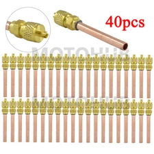 40x HVAC Service/Access Valve 1/4" SAE * 1/4" OD * 2.75" Stem Core Refrigeration