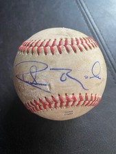 Ruben Tejada #7 Buffalo Bisons/New York Mets Signed Used  Baseball