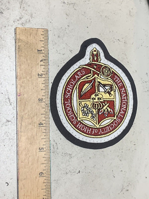 CUSTOM MADE Embroidered National Society of High School Scholars Varsity Patch