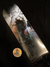RARE Darkstar Ryan Kenreich Pro Model Sword Armor VINTAGE Skateboard Deck Shrink