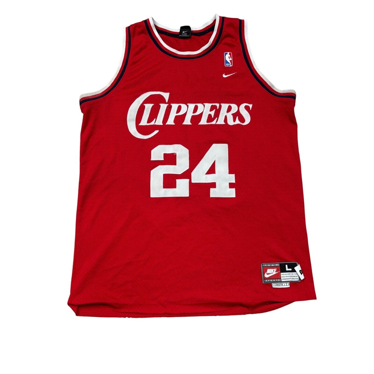 Los Angeles Clippers MILLER #24 ユニフォーム Vintage LA Clippers NBA Andre Miller 24 Jersey Men's Large +2 Nike