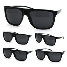 Kush Flat Top Horn Rim Thin Plastic Gangster Sunglasses