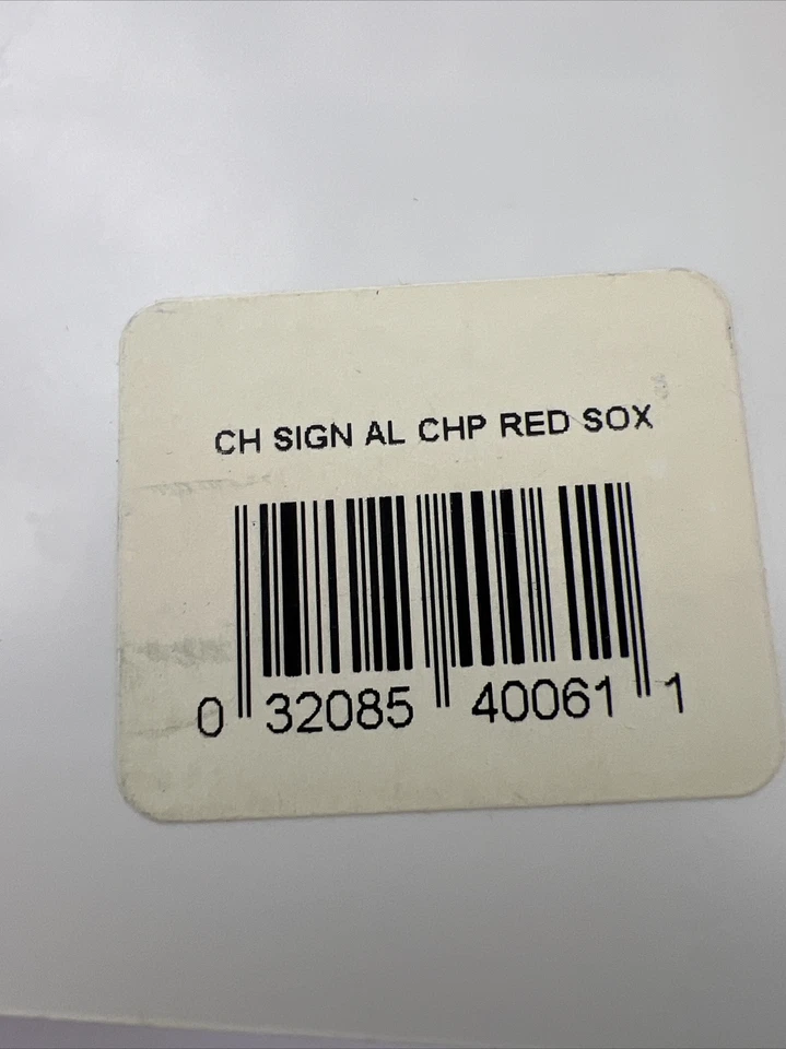 Boston Red Sox 07 World Series Champions Sign 12X 7" 2007 FANS ONLY Hologram MLB - Image 4 of 4