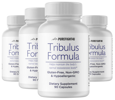 Tribulus Formula - Dietary Supplement 4 Bottles 260 Capsules