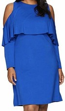 NWOT Women’s KARI LYN Dress Blue Plus Size X4