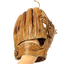 Wilson Model A2950 Baseball Glove RHT Graph Vintage Double Web EXC Nylon USA