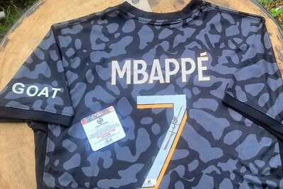 BNWT~KYLIAN MBAPPE #7 PARIS ST GERMAIN XL NIKE JORDAN SIGNED/AUTO