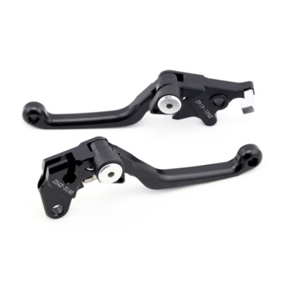 Pivot Brake & Clutch Levers For Suzuki DR-Z400 2000-2024 — CNC Aluminum, Anodized Colors, Adjustable Fit