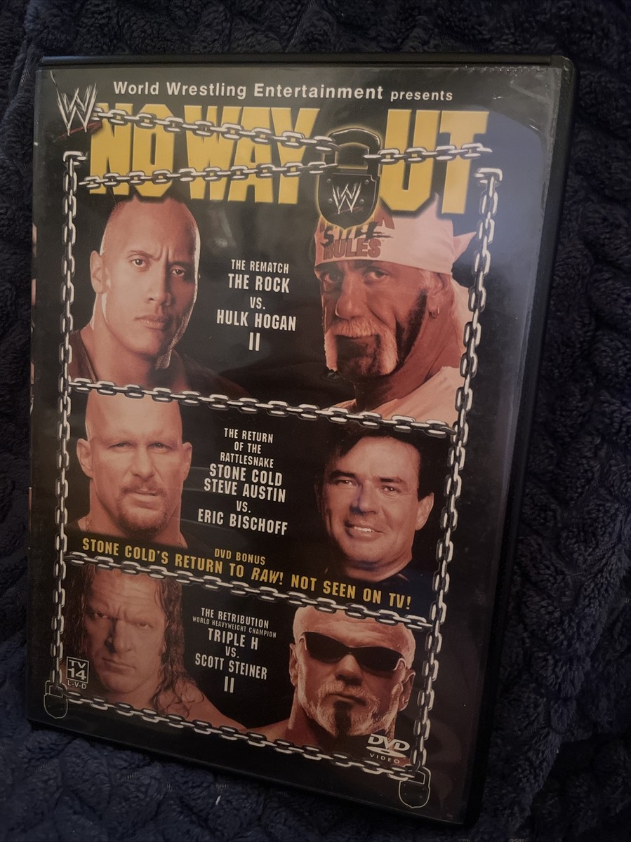 WWE - No Way Out 2003 (DVD, 2003) Wrestling Hulk Hogan The Rock