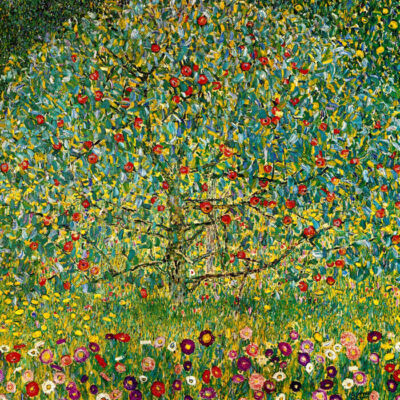 APPLE TREE FLOWERS SYMBOLISM 1912 PAINTING ART NOUVEAU BY GUSTAV KLIMT REPRO