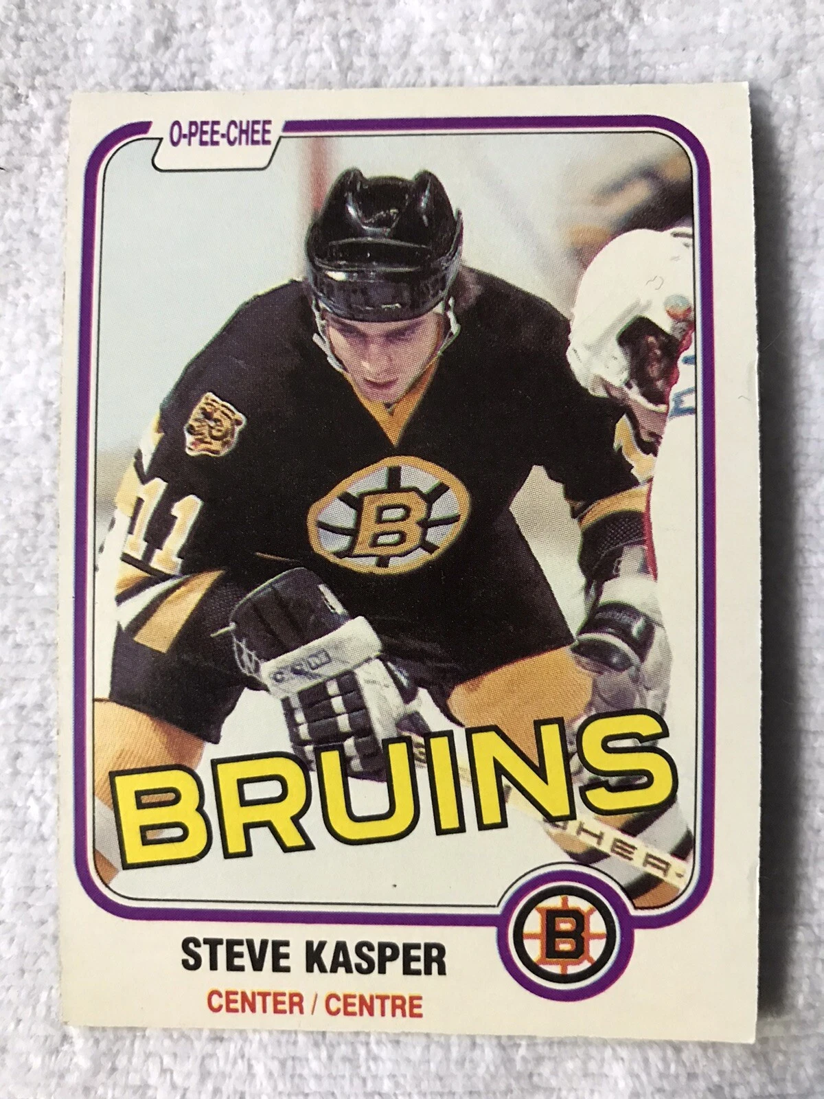Steve Kasper trading card