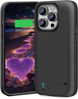 Battery Charger Case for iPhone 15 ProMax Charging Cover Power bank Battery Pack