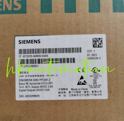 6FC5370-3AM20-0AA0 PPU241.2 CNC unit 6FC5370-3AM20-0AA0 
