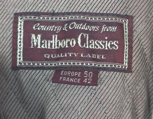 Chaqueta Marlboro Classics Beige Tareas Abrigo Ferroviario UE 50 Grande Exterior País - Imagen 4 de 8
