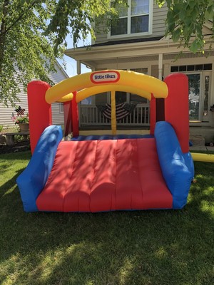 little tikes inflatable jump and slide
