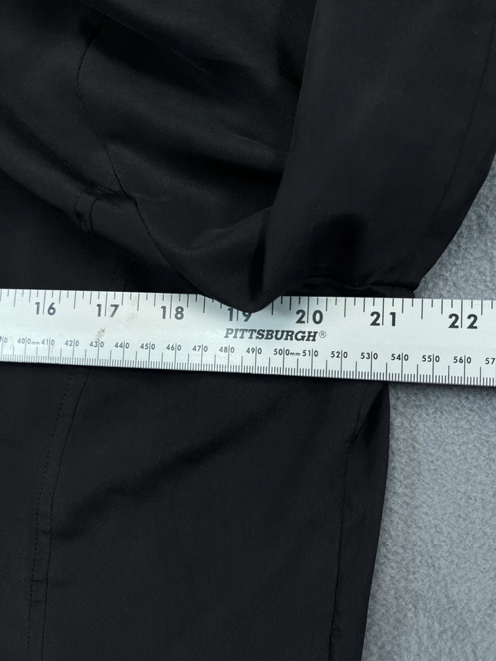 Camisa Jones New York Abotonada Mujer 12 Negra Top Blusa Trabajo Damas Manga 3/4 Foto 2 de 4