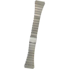 Casio Databank DBC-810B Men's Watch Belt Band Bracelet Parts SS Genuine Unused