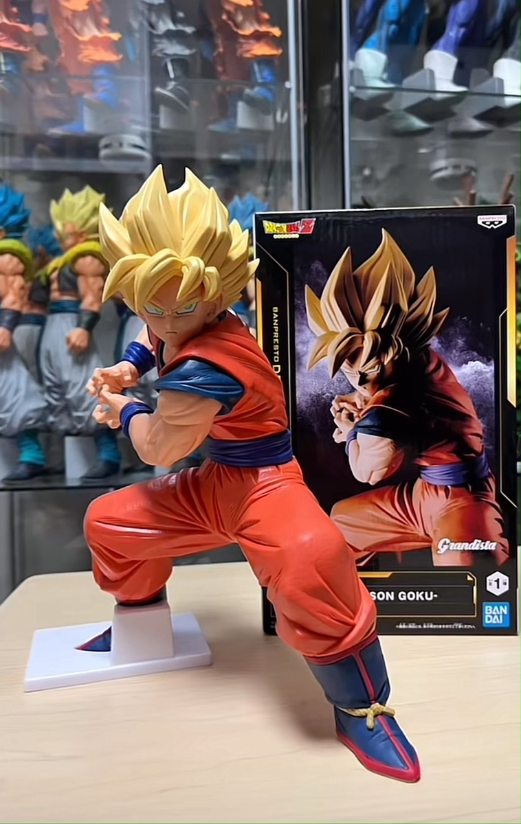 ドラゴンボールZ Grandista-SON GOKU-×18 DRAGON BALL Z Grandista SON GOKU Figure Kamehameha From Japan