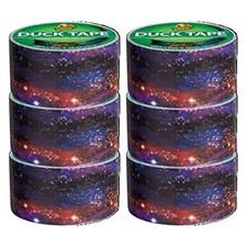 Duck  283039 Galaxy pattern printed duct tape 1.88" x 10 yds -Case 6 rolls