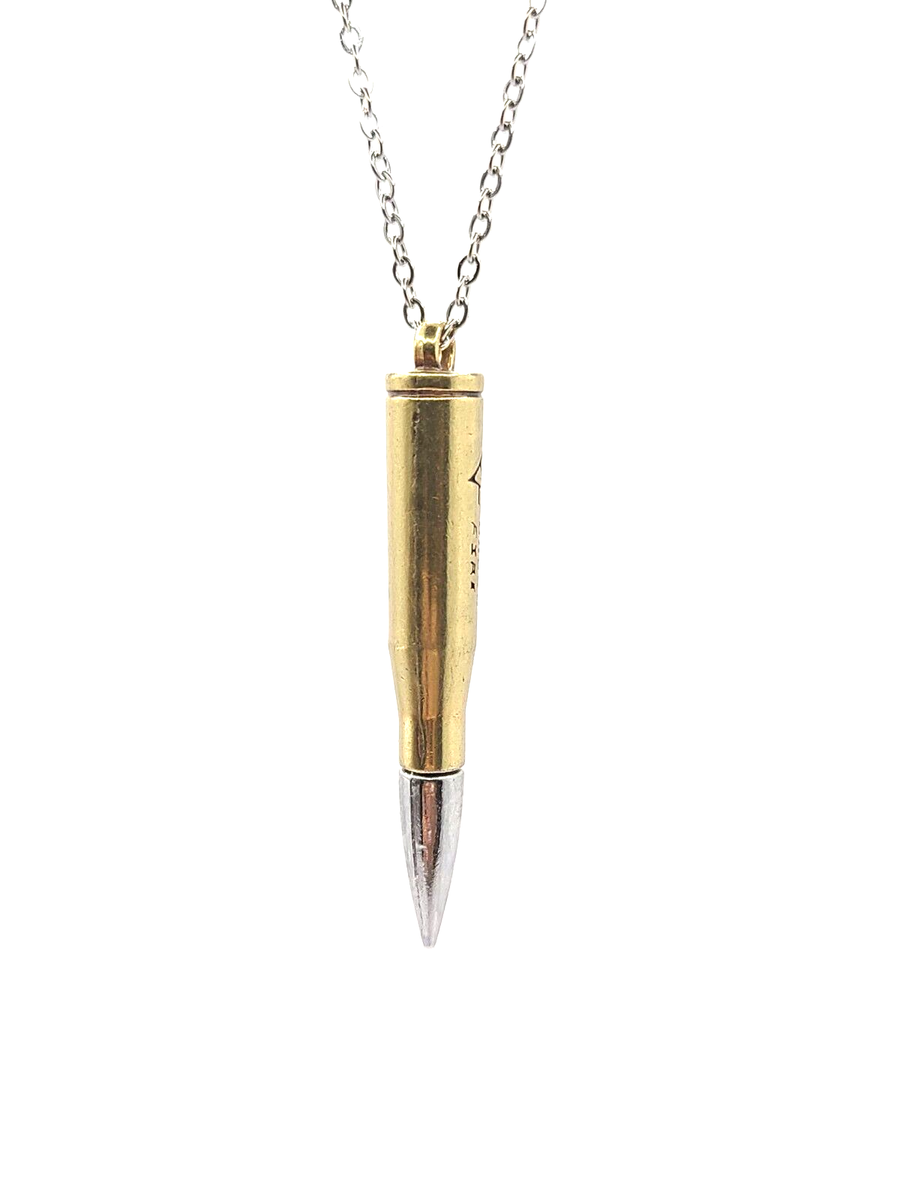 Smile Cate Inc Cross Fire Ammo Bullet Pendant Necklace 22