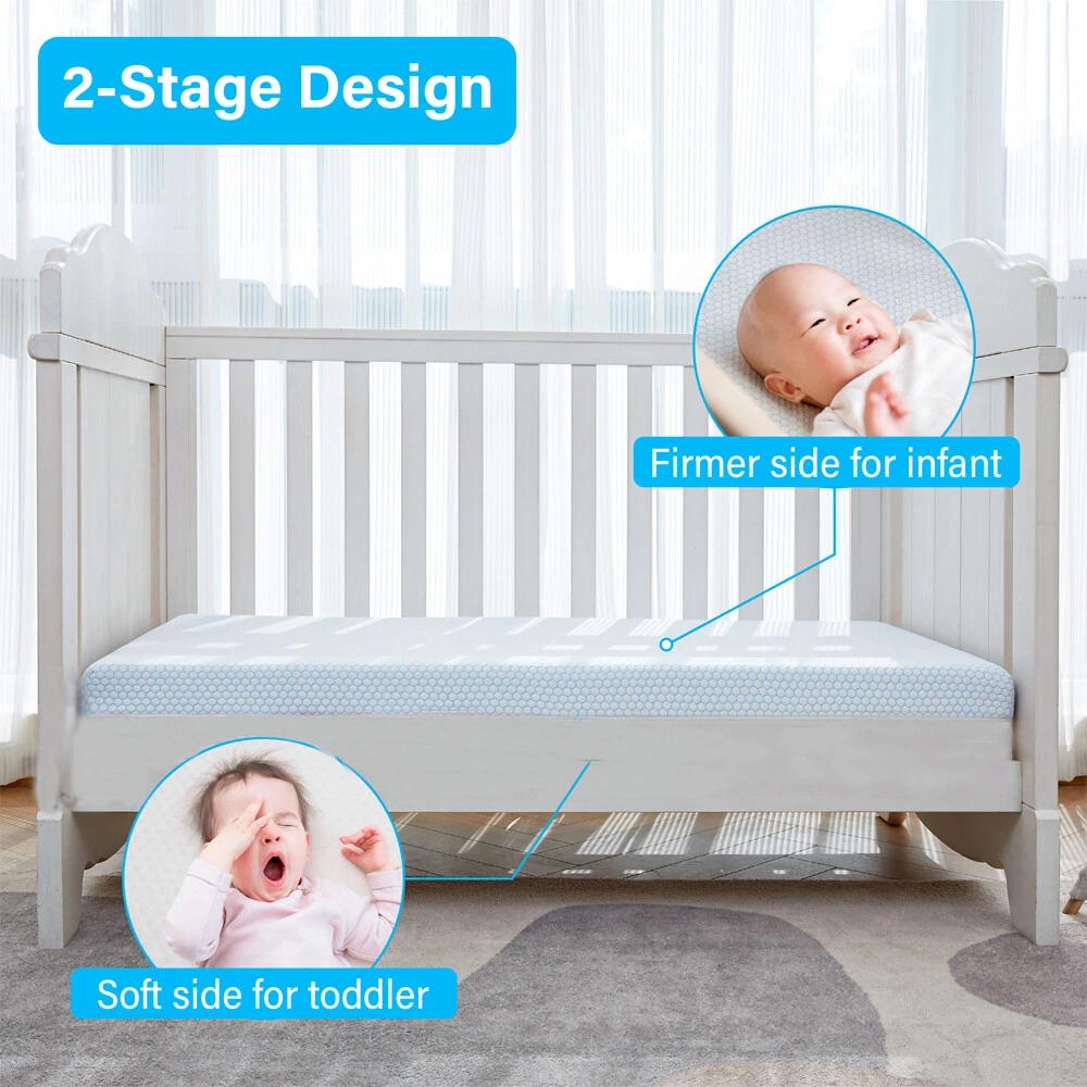 Memory Foam Crib Mattress Toddler Mattress 38x26x3