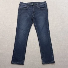 The Perfect Jean NYC Mens 32x28 Blue Denim Skinny Fit Dark Wash Stretch