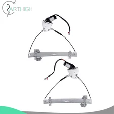 For Honda Civic 2001-2005 Coupe Pair Front Window Regulator & Motor Assembly