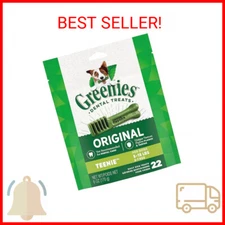 Greenies Original Teenie Natural Dental Care Dog Treats, 6 oz. Pack (22 Treats)