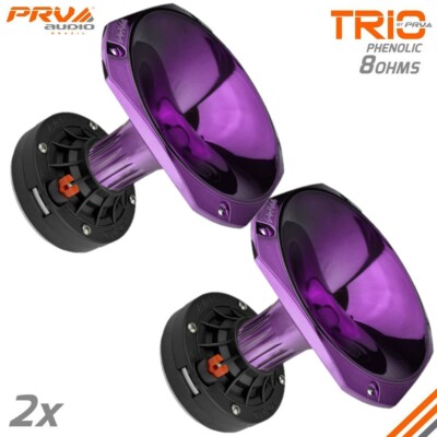 2x PRV Audio D270Ph-S 1'' Phenolic Driver 150 Watts 8 Ohms + WGP14-25 PURPLE Horn
