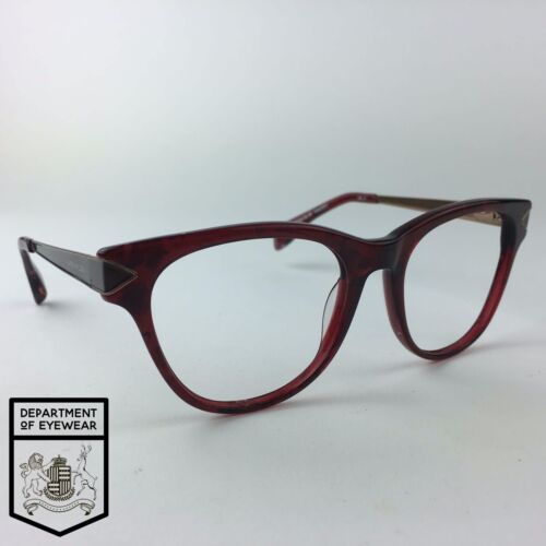 KAREN MILLEN eyeglasses BURGUNDY ROUND glasses frame MOD: KM SUN RX 08 30522053 - Afbeelding 1 van 10