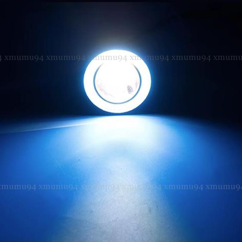 COD]2pcs 3.5 inch Car COB LED Angel Eyes Fog Light Ring Lens Projector Halo Ring Fog Lamp