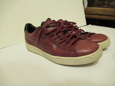 puma basket burgundy