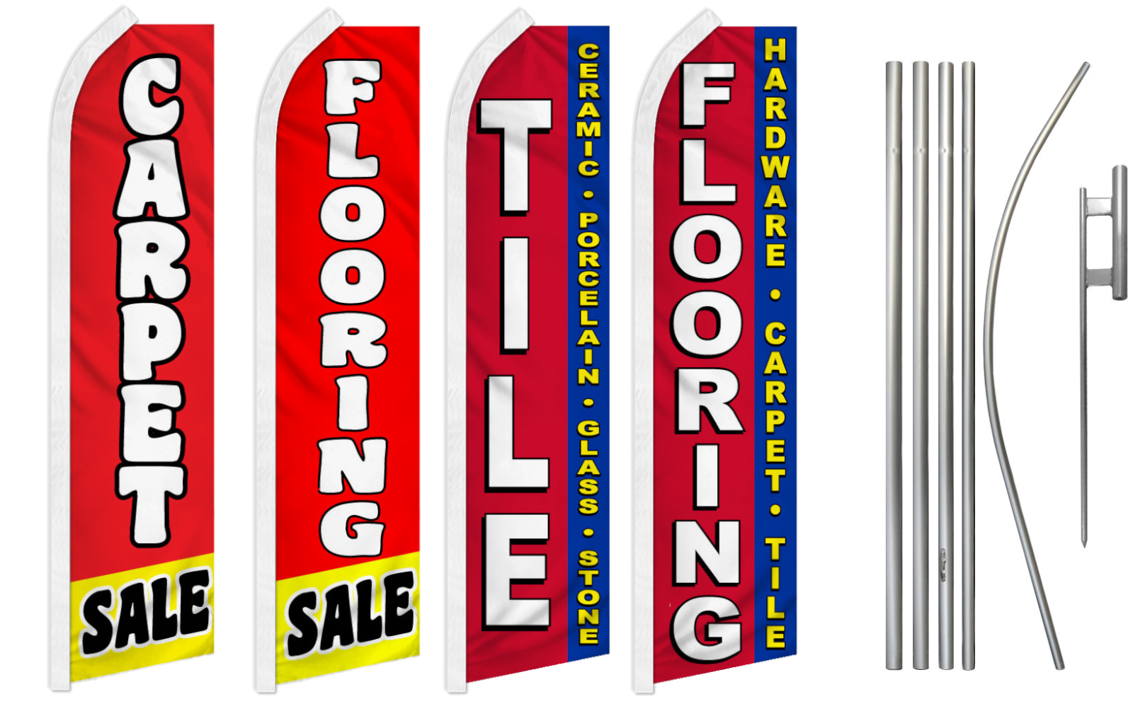 Affordable Flooring Sale - Carpet, Tile & Flag Pole Kits