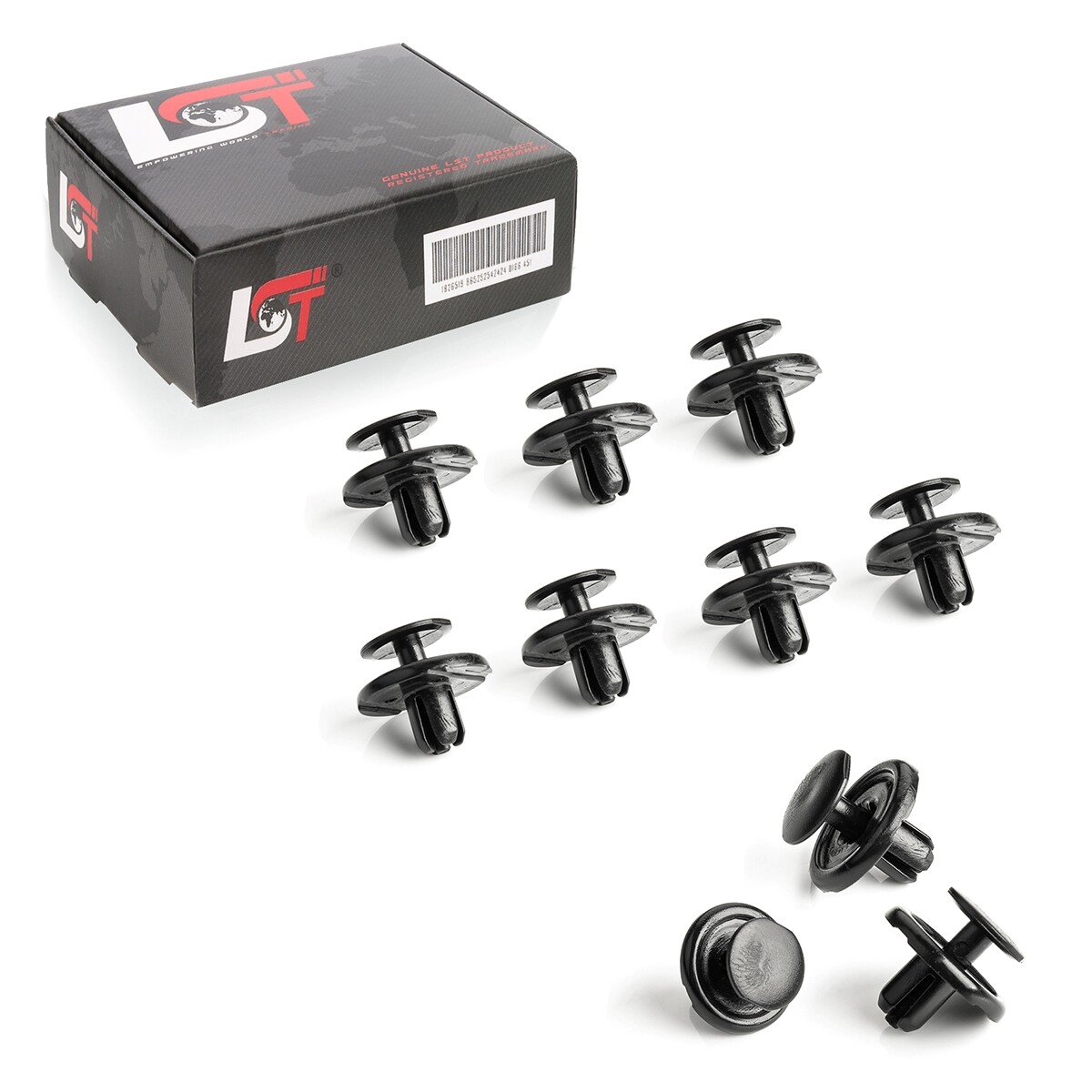 10x Wheel arch front fender fastening clips for Toyota Aygo IQ