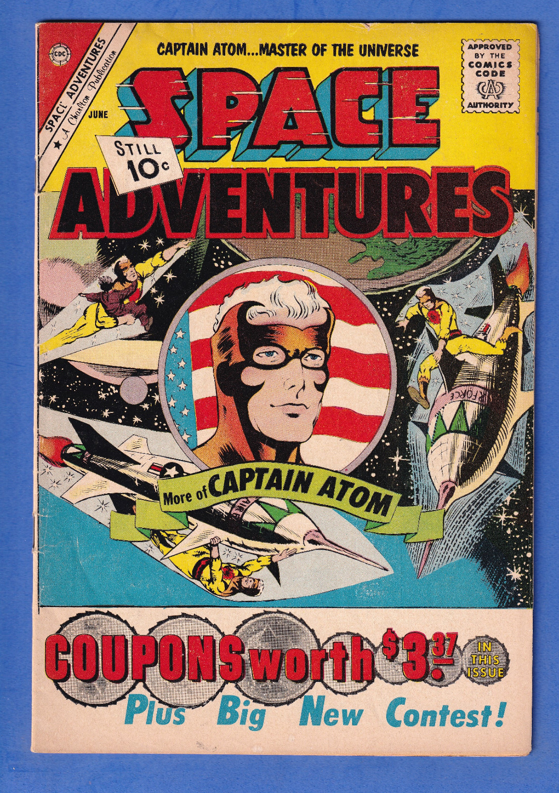 Space Adventures #40 Charlton Comics 1961 Captain Atom Steve Ditko Art ...