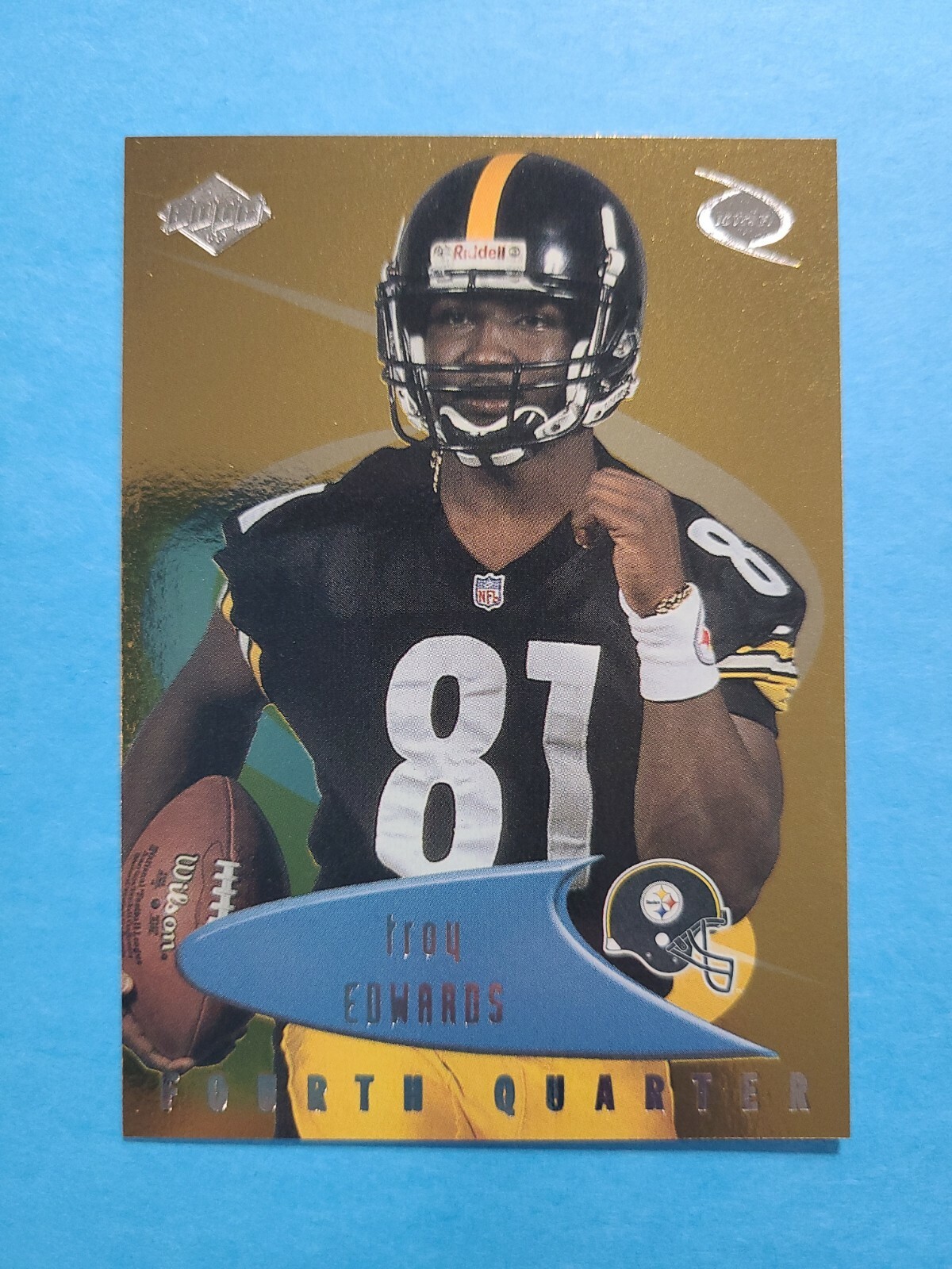TROY EDWARDS 1999 COLLECTOR'S EDGE ODYSSEY FOURTH QUARTER CARD # 194 F0483