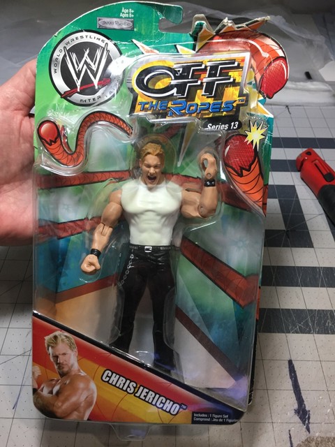 Figurine A3 WWE Chris Jericho - Jakks Pacific 2009 - Série Off The Ropes 13 - NEUVE