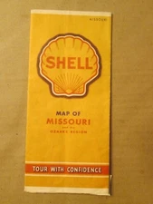 Shell Highway Road Map of Missouri 1941
