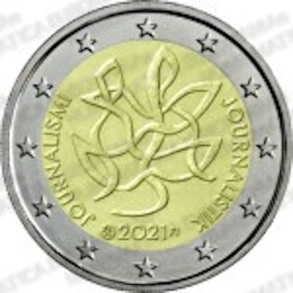 2 € EURO COMMÉMORATIF - FINLANDE 2021 - JOURNALISME FDC DE ROULOTTE