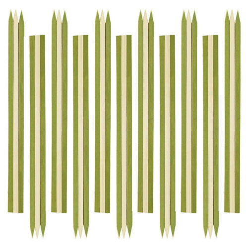 100 Bambus Grillspieße flach für Hähnchen, Lamm & Kabob - Picture 1 of 14
