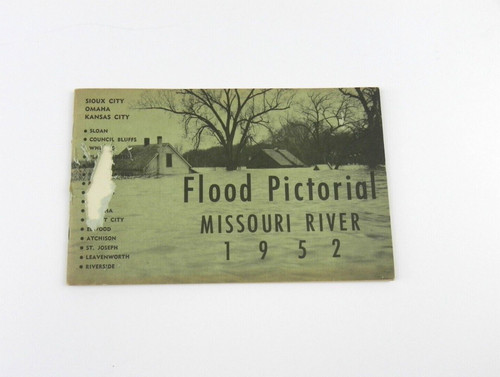1952 Missouri River Flood Pictorial Black And White Photos