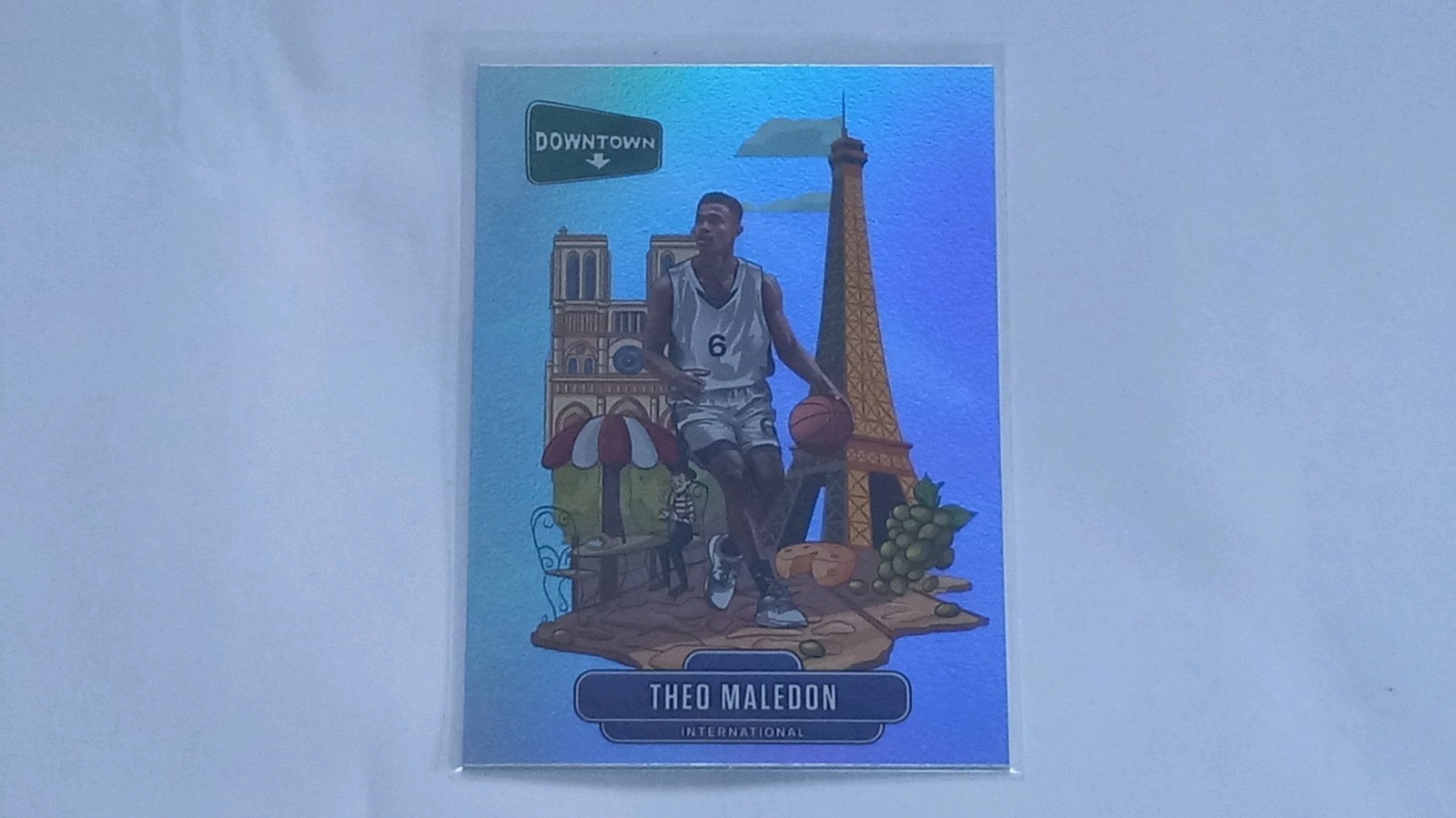 Theo Maledon 2020-21 Prizm Draft Picks Downtown Rookie Insert RC D-10 (SP)