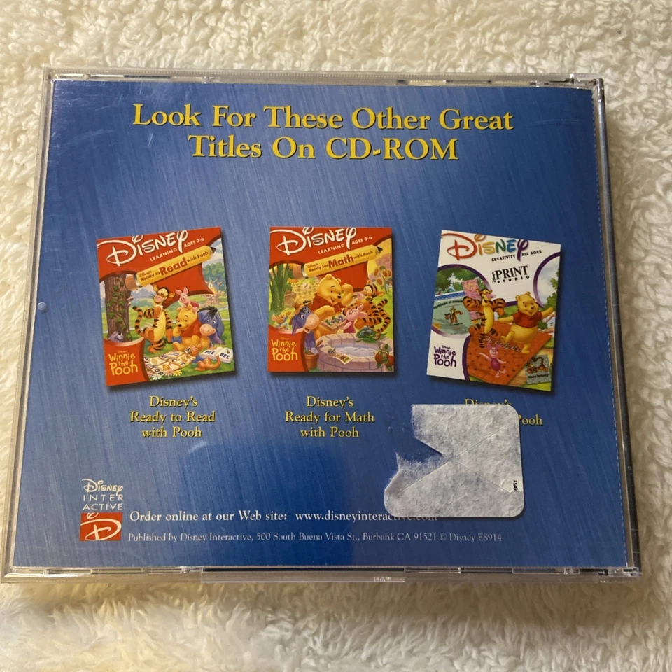 Disney Program Manual Winnie The Pooh And The Honey Tree Pc Cd Rom Animated Stor - Image 4 of 4
