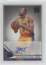 2019-20 Panini Clearly Donruss Rated Rookie Talen Horton-Tucker #CA-THT Auto 5i2