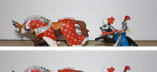 PAPO 2007 Horse Figurine 1971 Britain LTD Knight on Horseback Figure