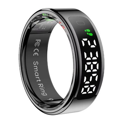 COLMI R12 Smart Ring with Display & Touch, Wireless Charging, Health Monitor