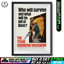 TEXAS CHAINSAW MASSACRE Wall Art Picture Poster Print BUY 2 GET 2 FREE